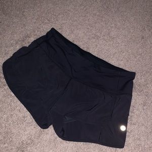 Black Lululemon Running Shorts